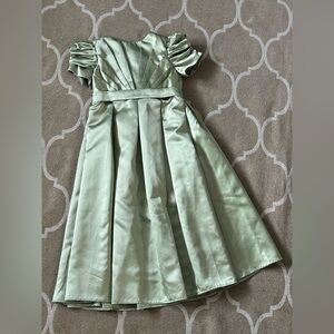 Elegant Green Kids Dress